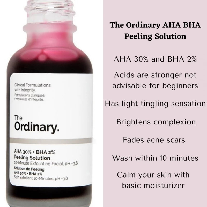 The Ordinary AHA 30% + BHA 2% Peeling Solution