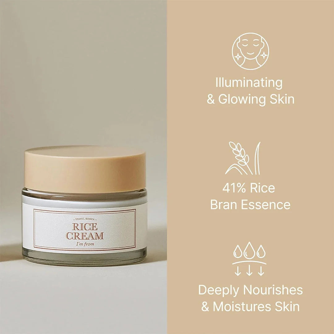 I'm From Rice Cream | Brightening & Nourishing Moisturiser (50g)