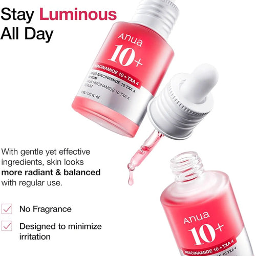 Anua Niacinamide 10% + TXA 4% Serum | Brightening & Dark Spot Correcting Serum (30ml)